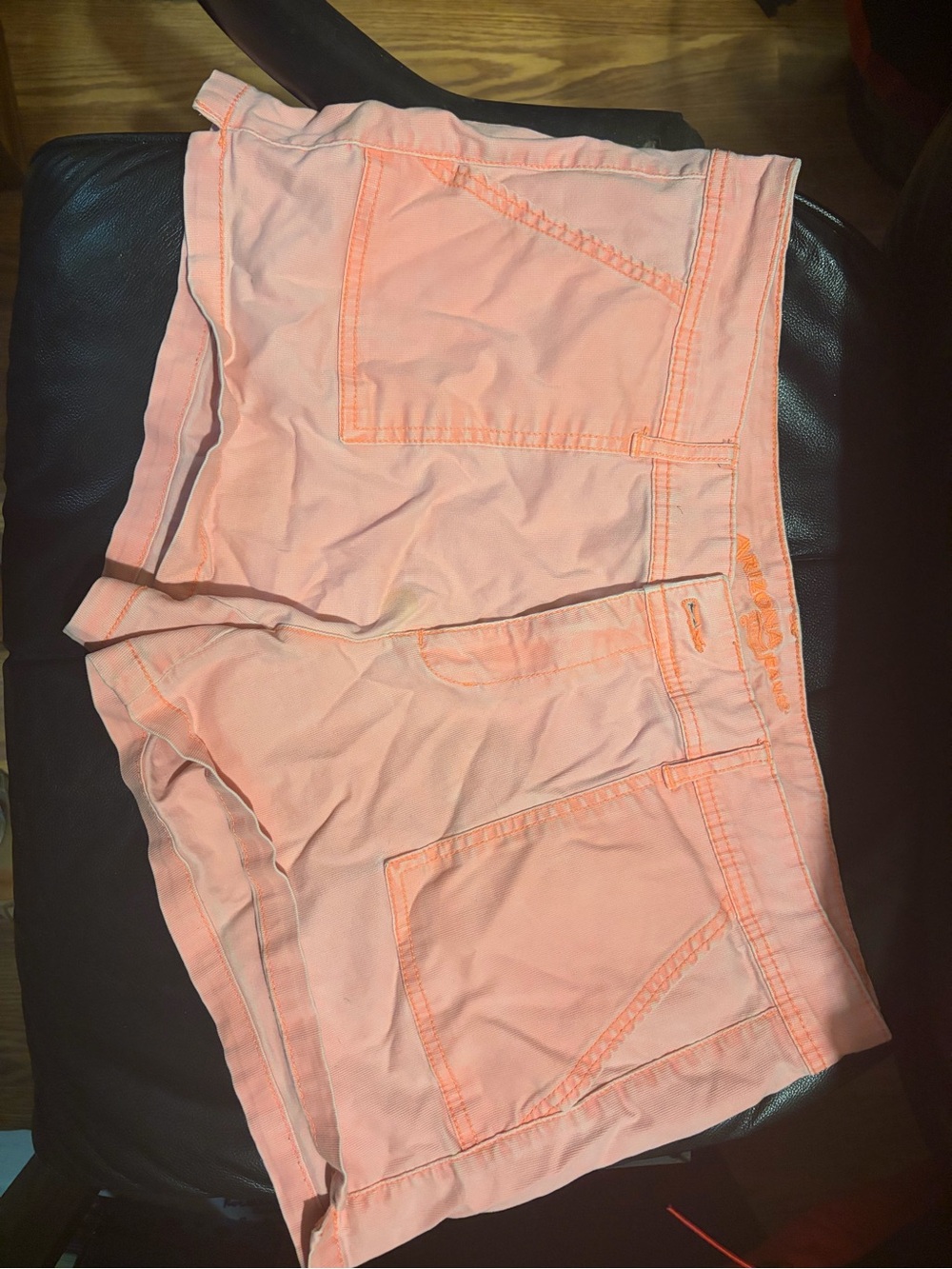 Arizona Jean Company Coral Pink High-Waist Women’s Shorts
